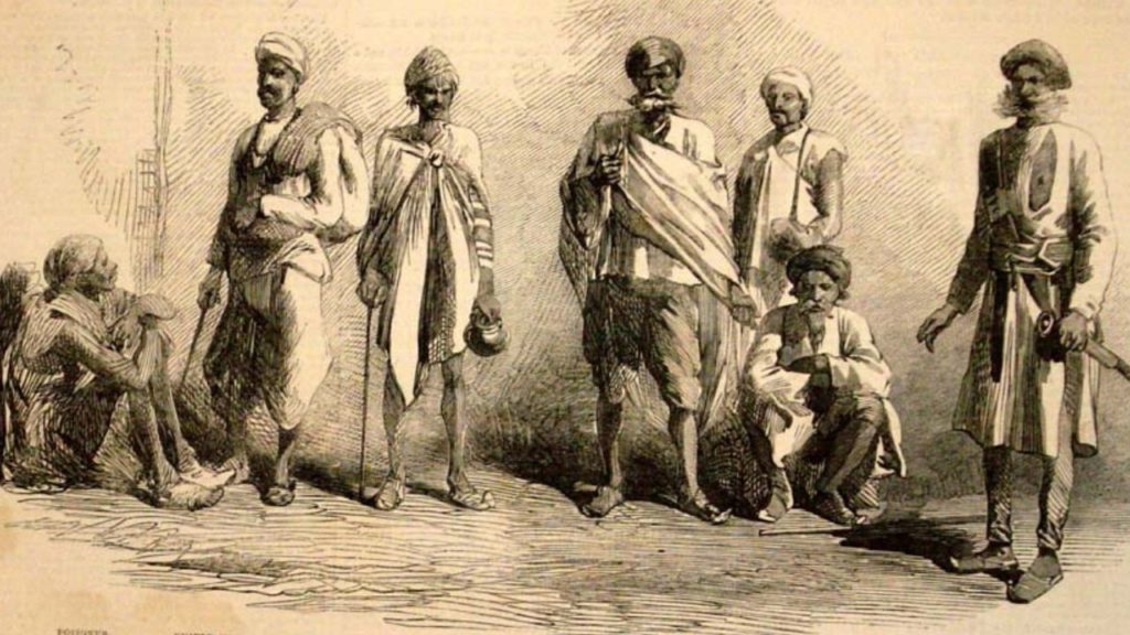 Les thugs dans les années 1800