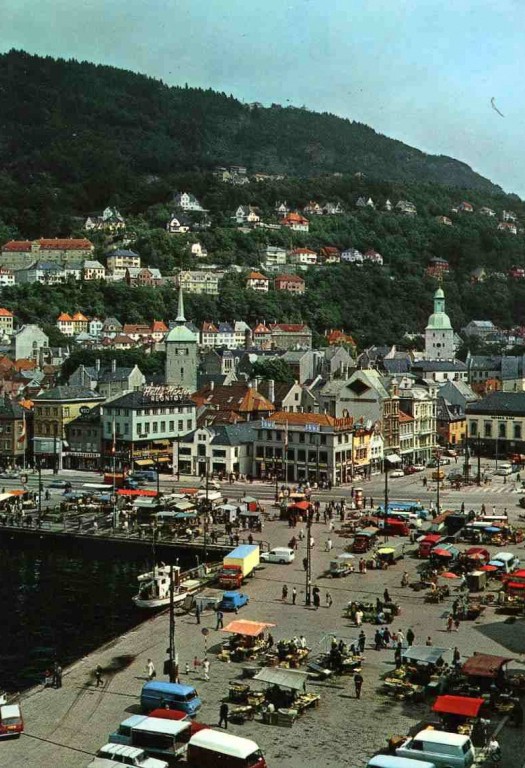 Une des cartes postales de Trimboli, Bergen 1972