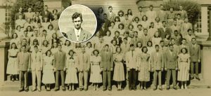 La classe du lycée Arkansas de 1948, avec le suspect H.B. "Doobie" Tennison.