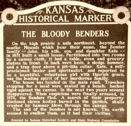 Marqueur historique Bloody Benders
