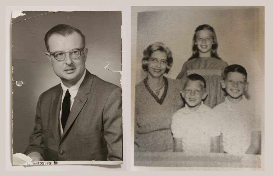 Les List peu après leur déménagement à Westfield en 1965. John List, à gauche, et à droite, Helen List avec leurs enfants, Patty, Fred (au centre) et John. Extrait de "Collateral Damage" de John List et Austin Goodrich.