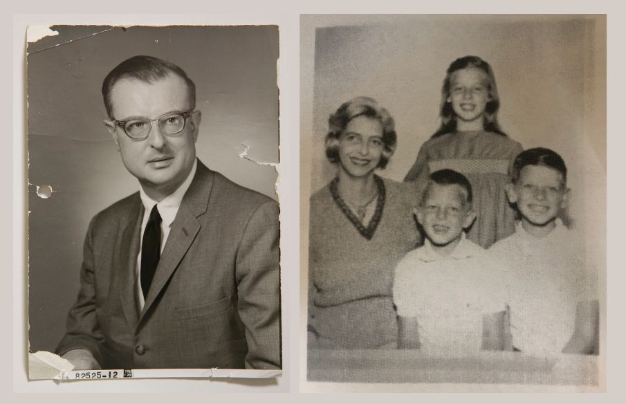 Les List peu après leur déménagement à Westfield en 1965. John List, à gauche, et à droite, Helen List avec leurs enfants, Patty, Fred (au centre) et John. Extrait de "Collateral Damage" de John List et Austin Goodrich.