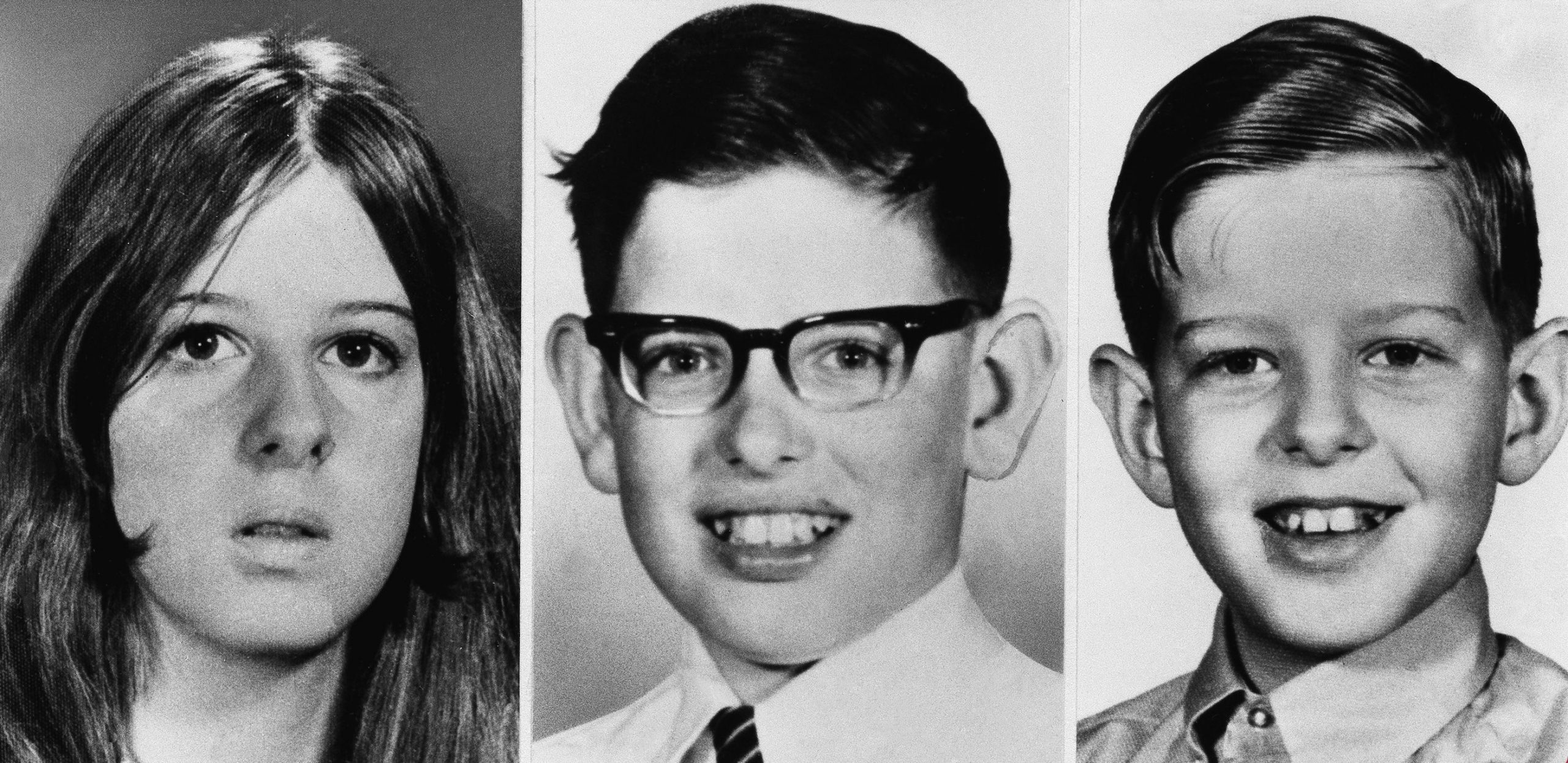 Photographies de Patty, John F. et Fred List parues dans de nombreux journaux en 1971 après leur mort. L'Associated Press