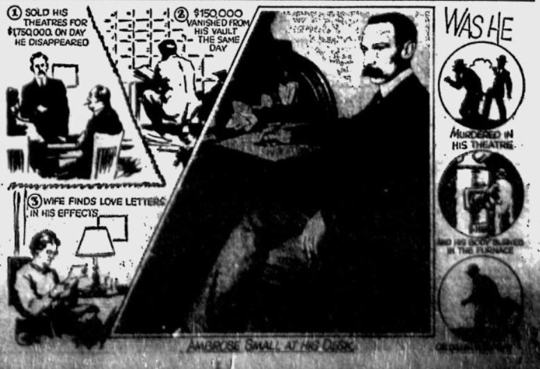 Illustration de la séquence des événements tirée du Milwaukee Journal, 28 septembre 1932.